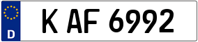 Truck License Plate